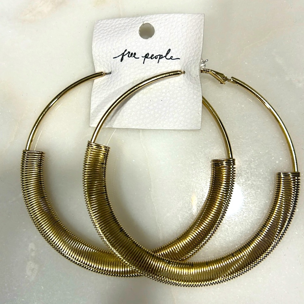 Free People Large Hoop Earrings